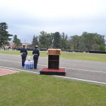 Plaza de Armas en E.A.M - Ceremonia homenaje al Capitán Luis Cenobio Candelaria