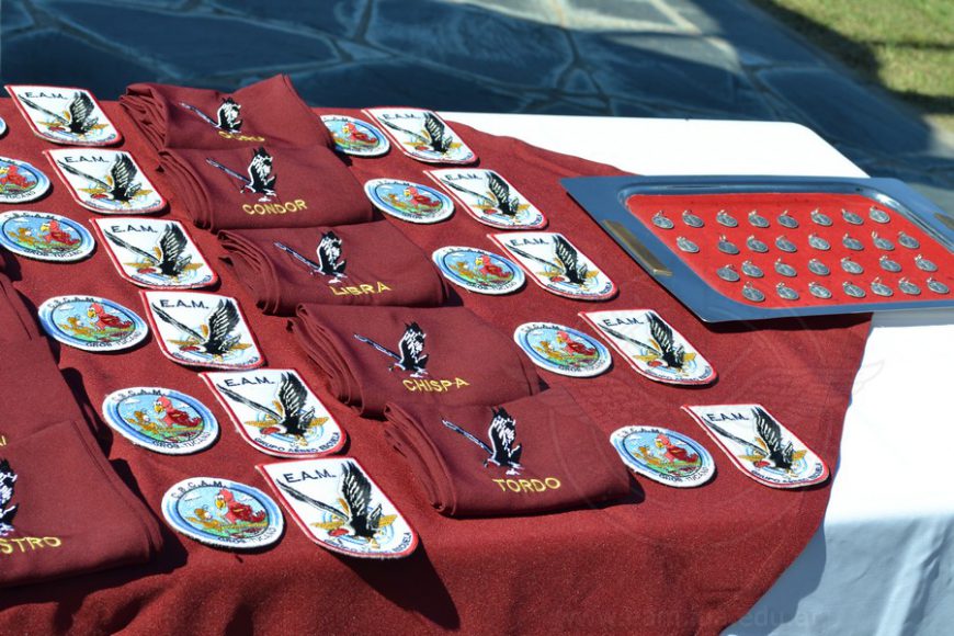 Ceremonia del Primer Vuelo Solo CBCAM C-12/08 en la Escuela de Aviación Militar