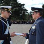 Entrega de diploma al S.P. Cadete SPERONI