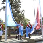 Izamiento de Banderas
