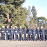 Cadetes formados en Plaza de Armas "Gral. San Martin"