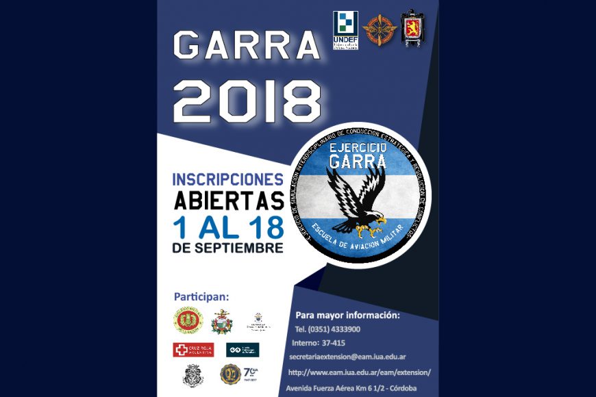 Inscripción Ejercicio Garra 2018