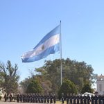 Efectivos formados en Plaza de Armas "Gral. San Martín"