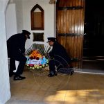 Ofrenda floral al Com. ROLANDO