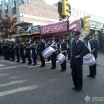 Banda Militar de Música "Bautismo de Fuego" en la E.A.M.