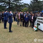 Descubrimiento de placa recordatoria y colocación de ofrenda floral de la Promoción LXII.