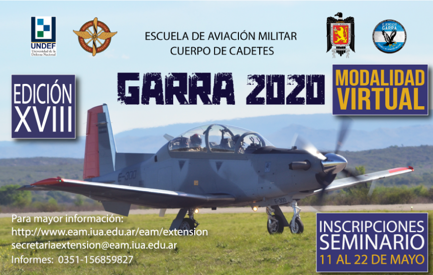 Inscripción Seminario «GARRA 2020 VIRTUAL»