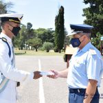 Entrega de diploma al S.P. Cadete LARSEN