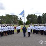 Autoridades y Cadetes de 1° Año