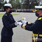 Brig. Perez Ortiz entrega sable a Cadete de 1° Año