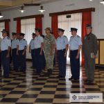 Autoridades en la Ceremonia de Aniversario de la Banda Militar de Musica
