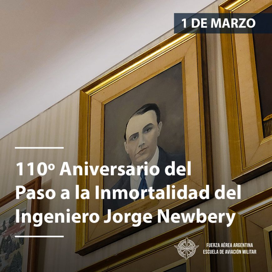 110 Aniversario del fallecimiento del Ingeniero Jorge Alejandro Newbery
