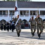 Desfile Abanderado Escuadron Tropa - Dia del Soldado Aeronautico - EAM
