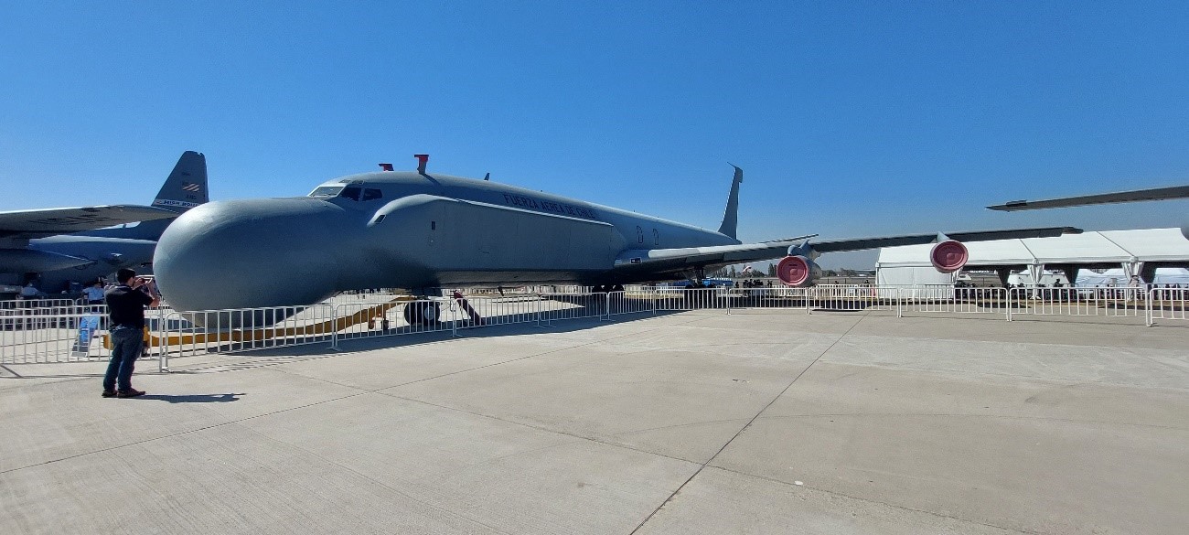 Fotografía tomada el día 7 de abril de 2022, en FIDAE